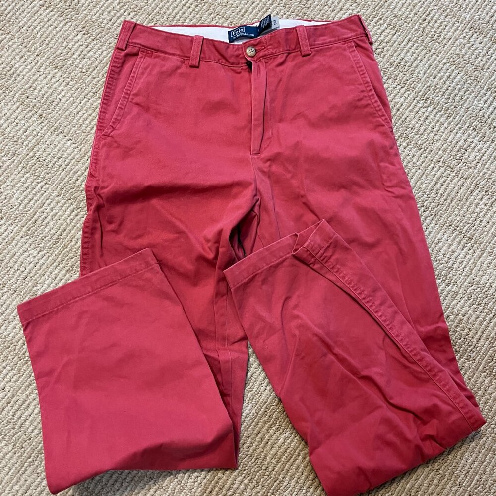 Polo by Ralph Lauren Red Chinos Size 16